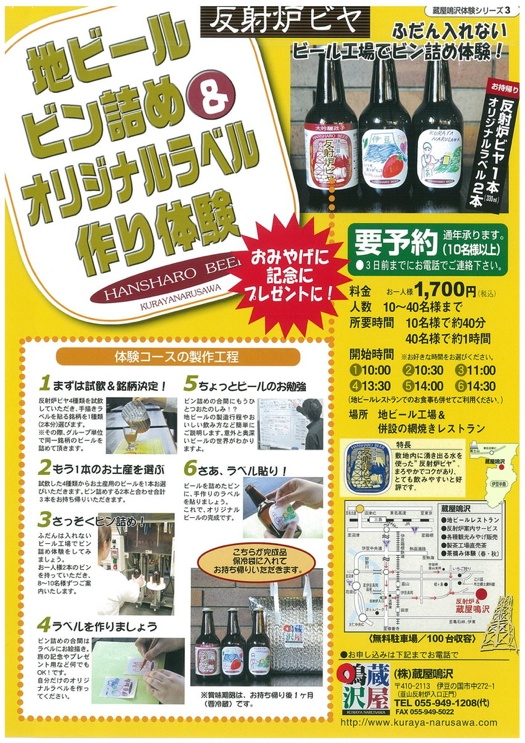 地ビール瓶詰め体験