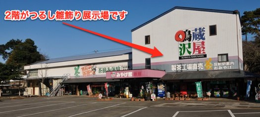 みやげ館の2階が展示場です みやげ館の2階が展示場です